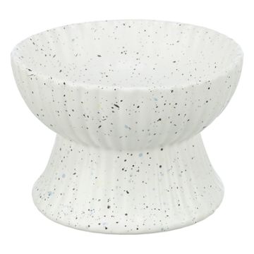 TRIXIE VOERBAK / DRINKBAK KAT VERHOOGD KERAMIEK WIT 200 ML 13 CM