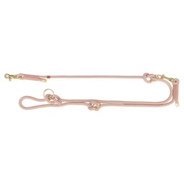 TRIXIE HONDENRIEM SOFT ROPE VERSTELBAAR ROZE / LICHTROZE 200X1,3 CM