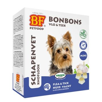 BIOFOOD SCHAPENVET MINI BONBONS KNOFLOOK 80 ST