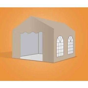 Premium Partytent PVC 4x4x2 mtr in Beige