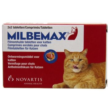 MILBEMAX TABLET ONTWORMING  KAT LARGE 2X2 TABL