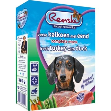 RENSKE VERS VLEES KALKOEN/EEND 395 GR