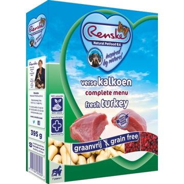 RENSKE VERS VLEES 7+ KALKOEN 395 GR