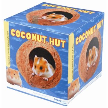HAPPY PET COCONUT HUT 12X11X11 CM