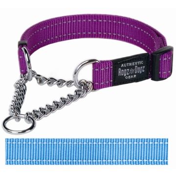 ROGZ FOR DOGS FANBELT CHOKER TURQOUISE 20 MMX34-56 CM