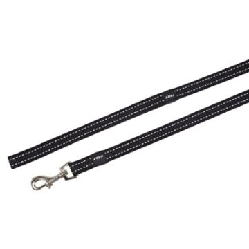 ROGZ FOR DOGS SNAKE LIJN LONG ZWART L 16 MMX1,8 MTR