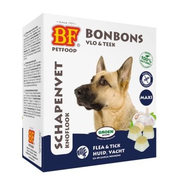 BIOFOOD SCHAPENVET MAXI BONBONS KNOFLOOK 40 ST