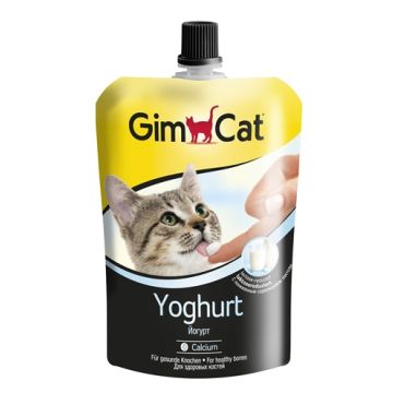 GIMCAT YOGHURT POUCH VOOR KATTEN 150 GR