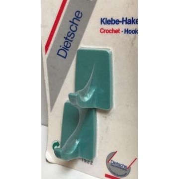 Universele handdoekhaken zelfklevend (setje van 2) rechthoekplat groen