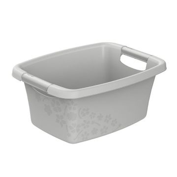 Rotho Flowers Wasmand 12L Cool Grijs