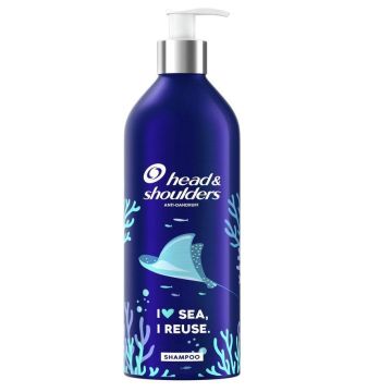 Head & Shoulders Classic Anti-Roos Shampoo Gevulde Navulbare Aluminium Fles 430 ML