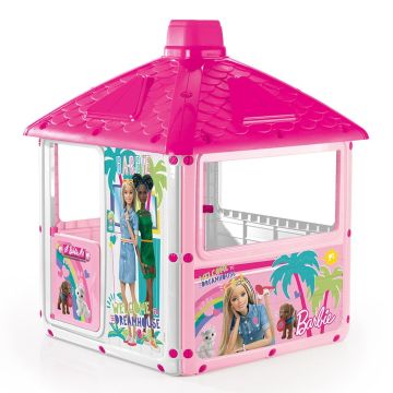 Barbie City Speelhuis 132x104x104 cm Roze/Wit
