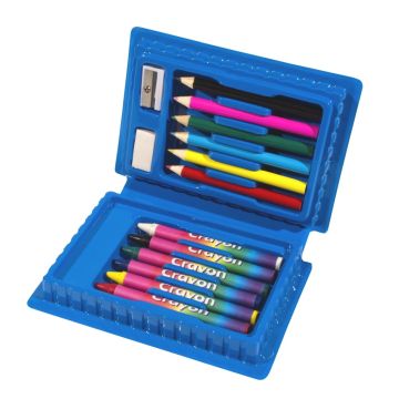 Clown Kinder Kleurkoffer 14-delig