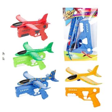 Toi-Toys Foam Vliegtuig 23 cm Assorti