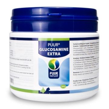 PUUR NATUUR GLUCOSAMINE EXTRA (COMPLEET) 250 GR