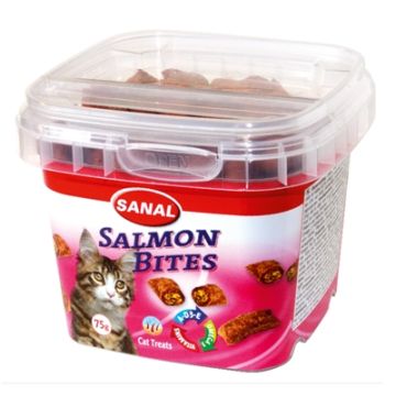 SANAL CAT SALMON BITES CUP 75 GR