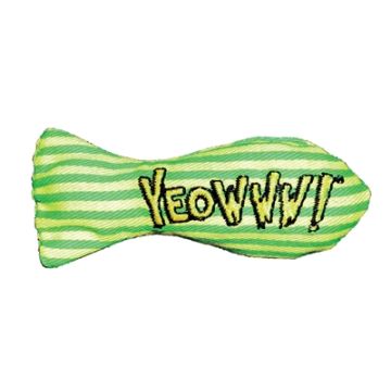 YEOWWW STINKIES CATNIP SARDIENTJE GESTREEPT 7,5 CM