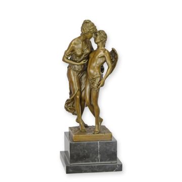 A BRONZE SCULPTURE CALLED "THE SECRET"