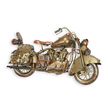 A TIN MODEL OF A MOTORCYLCE