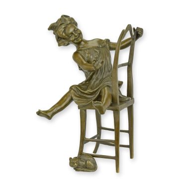 A BRONZE SCULPTURE CALLED HAPPY CAT