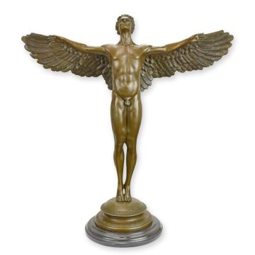 A BRONZE SCULPTURE CALLED RISING DAY