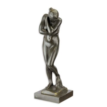 EEN BRONZEN BEELD VAN EVA