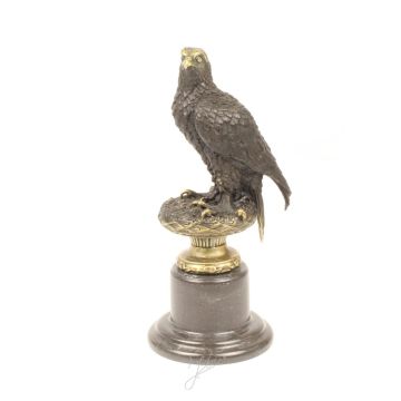 Bronzen beeld van een mooie adelaar