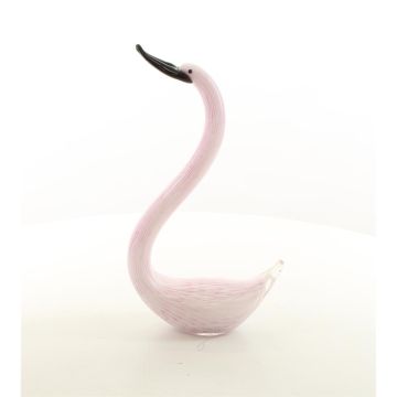 EEN GLAZEN BEELDJE VAN EEN ZWAAN IN MURANO STIJL
