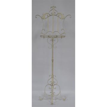 WHITE MUSIC STAND