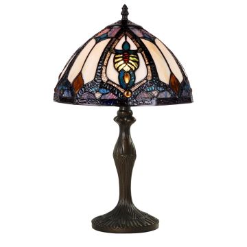 Tafellamp in tiffany stijl - model 106