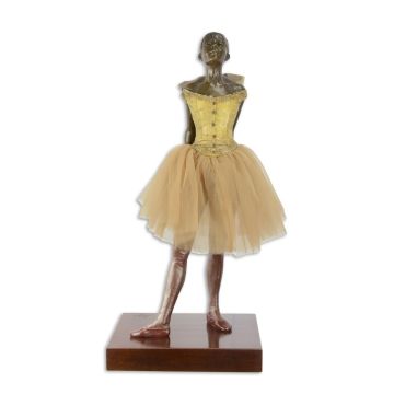 A BRONZE SCULPTURE OF A LITTLE DANCER AGED FOURTEEN WD. BASE