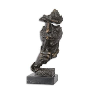 EEN SCULPTUUR VAN HARS GENAAMD DE FLUISTERAAR