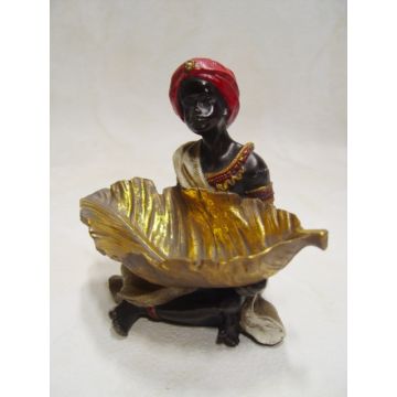 A RESIN VASSAL SOAP HOLDER