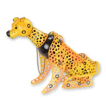 Blikken flessenhouder "tijger"