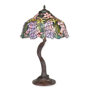 A TIFFANY STYLE TABLE LAMP