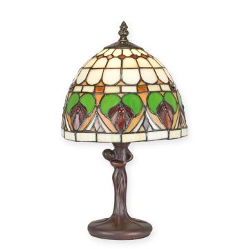 A TIFFANY STYLE TABLE LAMP
