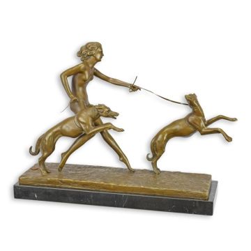 A BRONZE SCULPTURE CALLED ""SPRING FROLIC""