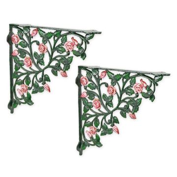 A CAST IRON WALL BRACKET