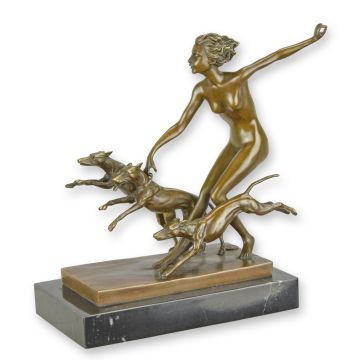 A BRONZE SCULPTURE CALLED ""SPRING FROLIC""