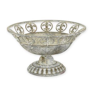 AN IRON FRUIT BOWL