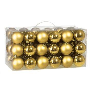 Kerstballen Goud 54-delig