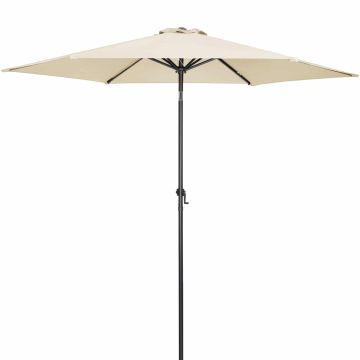 Parasol Beige Aluminium Ø300cm UV-bescherming 80+