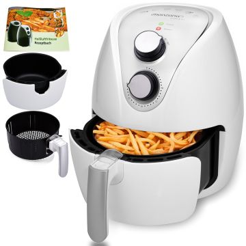 Heteluchtfriteuse 9in1 Wit incl receptenboekje 1500W