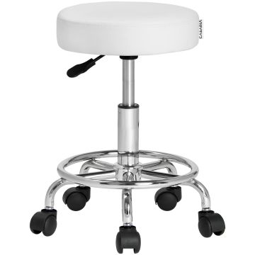 Rolkruk Hoogte Verstelbaar Wit 360°