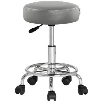 Rolkruk Hoogte Verstelbaar Grijs 360°