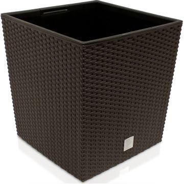 Wicker Blumentopf  Rato Low Umbra 32x32x33cm