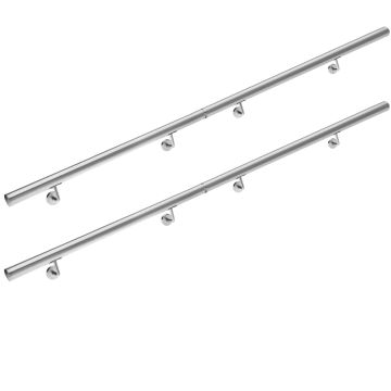 Trapleuning RVS 4,2x400cm