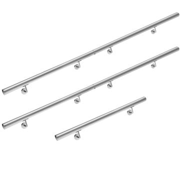 Trapleuning 5 stuks RVS 4,2x500cm