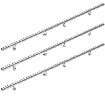 Trapleuning 6 stuks RVS 4,2x600cm