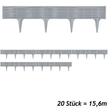 Bedrandenset van 4 Grijs 15,6m